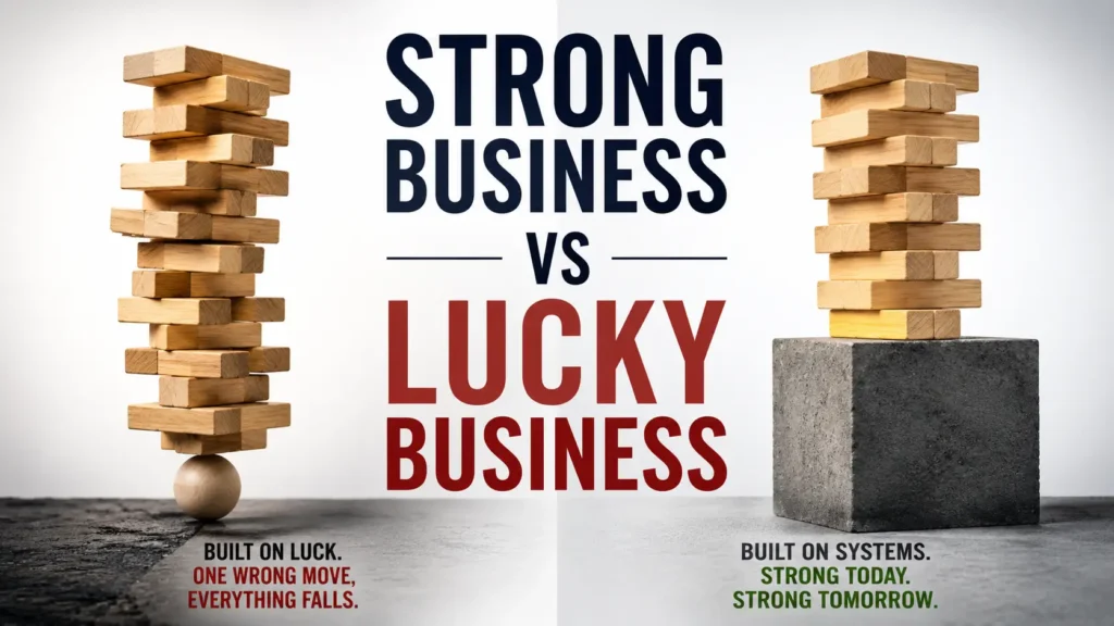 Strong Business vs Lucky Business